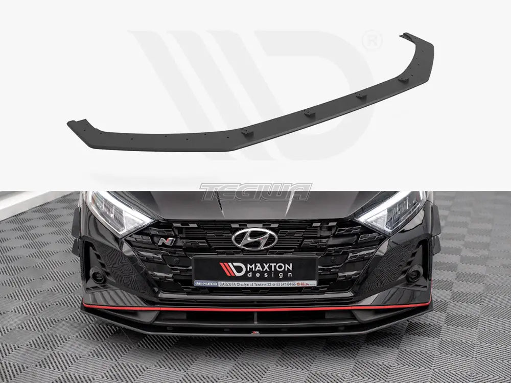 Maxton Design Street PRO Front Splitter Hyundai I20 N MK3 2020-