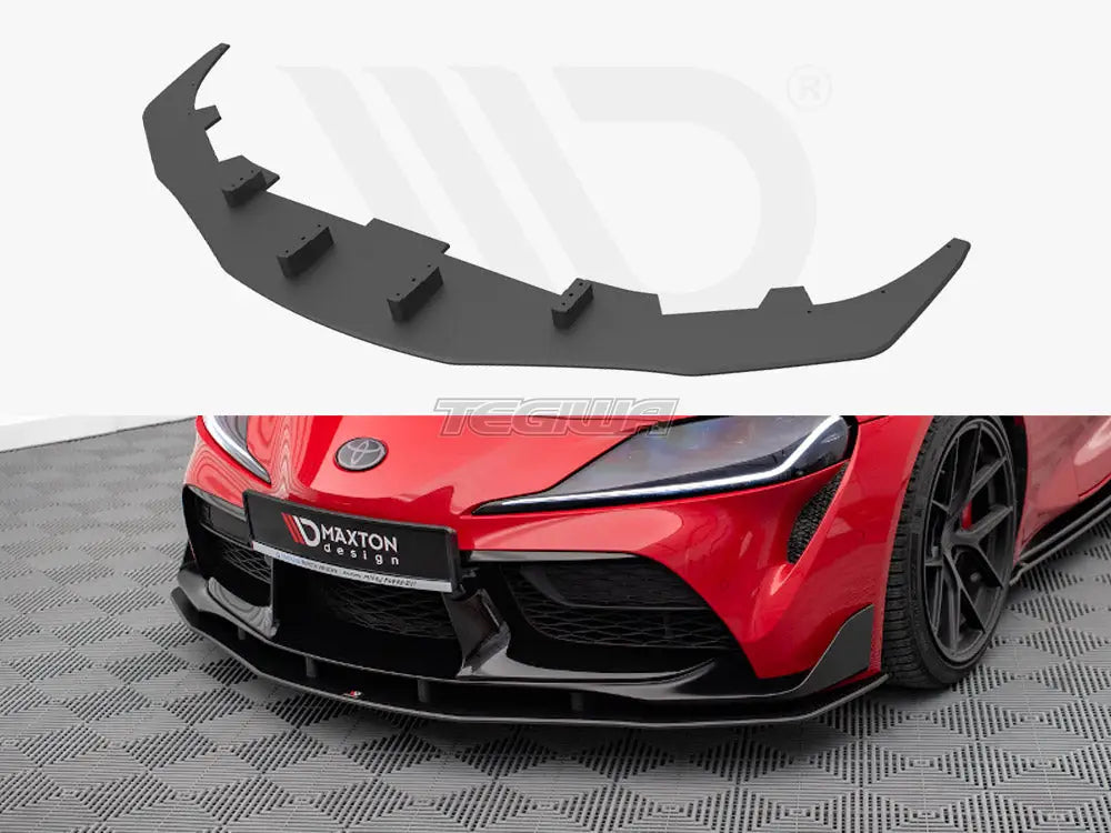 Maxton Design Street PRO Front Splitter Toyota Supra MK5 2019-