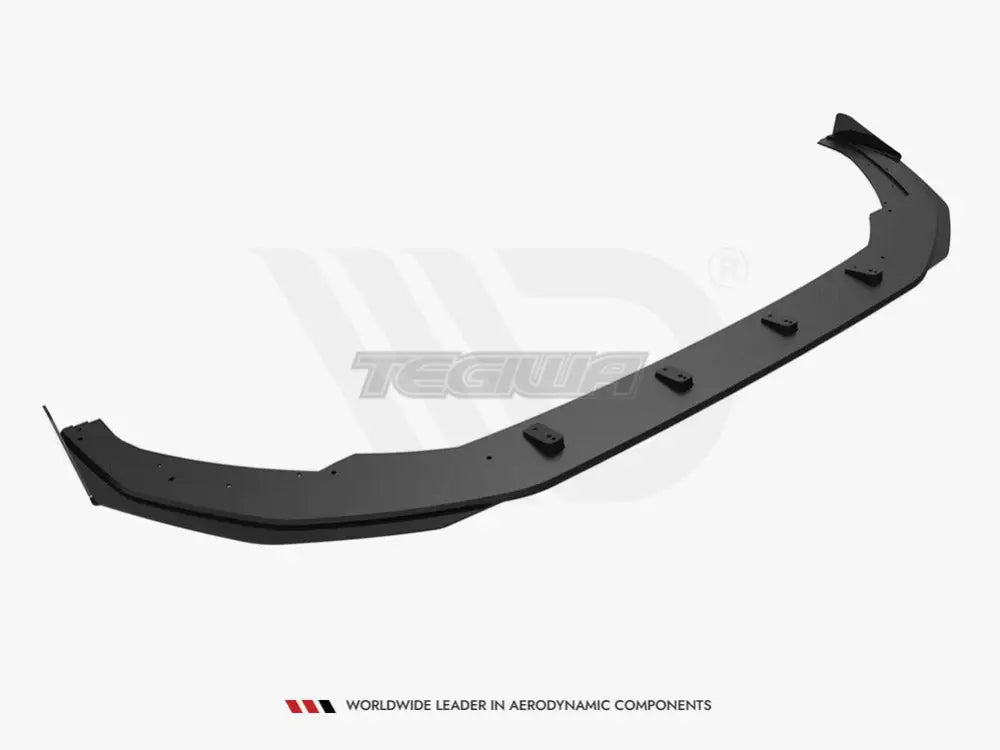 Maxton Design Street PRO Front Splitter V.1 +flaps Audi S3 A3 S-line 8Y 2020-