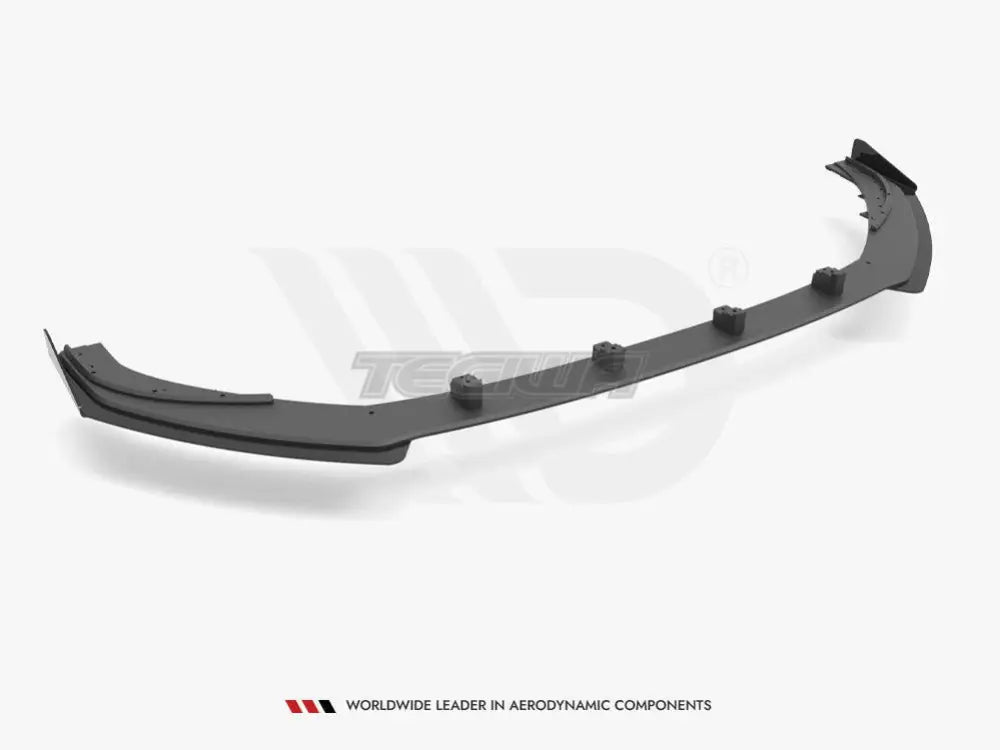 Maxton Design Street PRO Front Splitter V.1 +flaps Audi S3 Sportback 8V Facelift