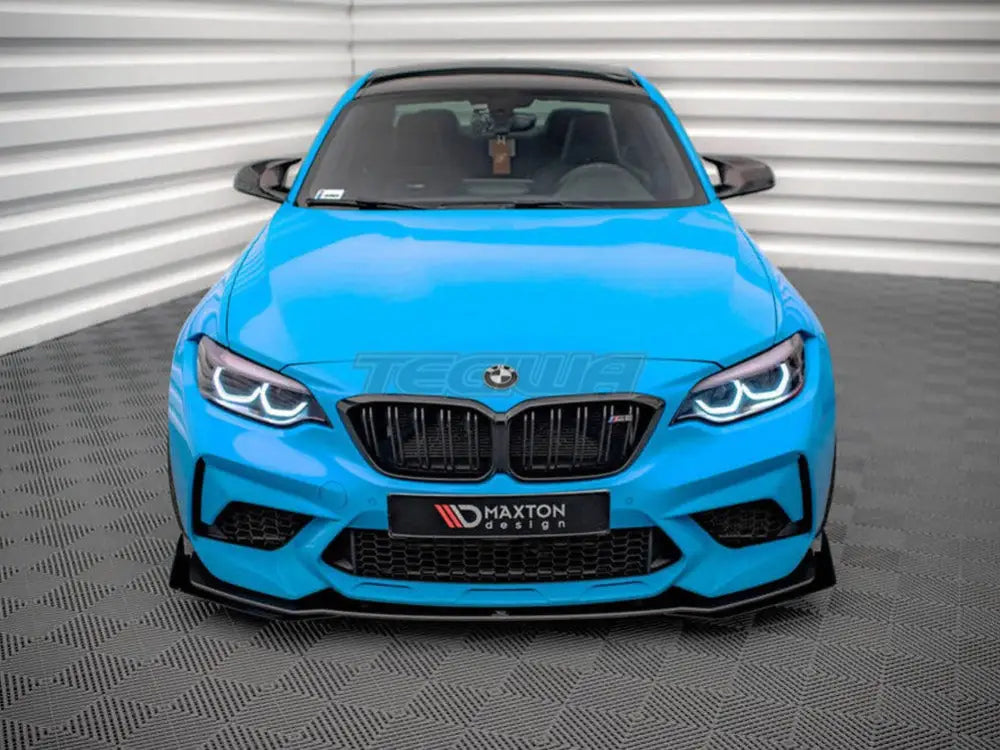 Maxton Design Street PRO Front Splitter V.1 +flaps BMW M2 Competition F87 16-20