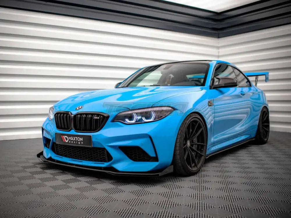 Maxton Design Street PRO Front Splitter V.1 +flaps BMW M2 Competition F87 16-20