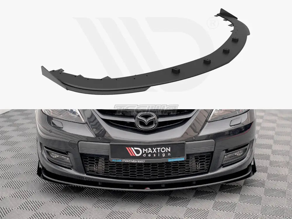 Maxton Design Street PRO Front Splitter V.1 +flaps Mazda 3 MPS MK1 06-08