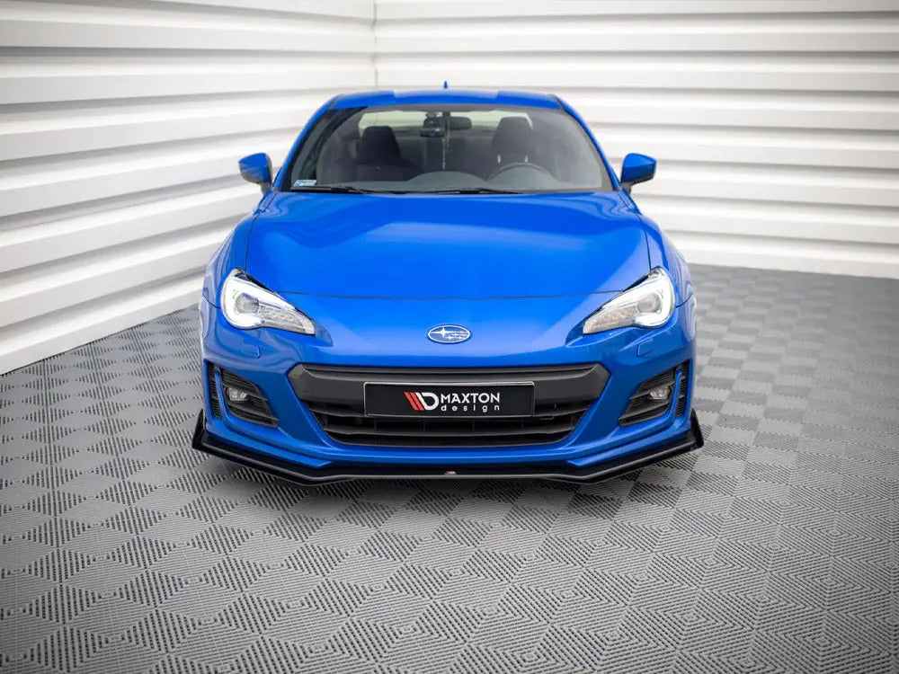 Maxton Design Street PRO Front Splitter V.1 +flaps Subaru BRZ MK1 Facelift 01-20