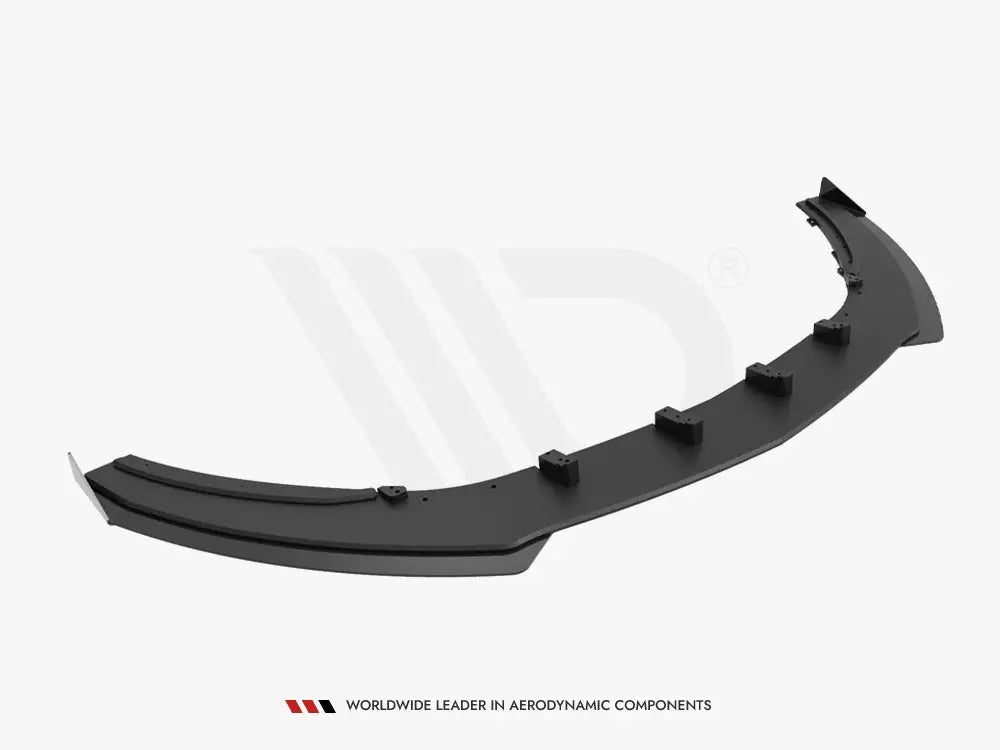 Maxton Design Street PRO Front Splitter V.1 +flaps Vauxhall Astra GTC VXR-line J 09-18