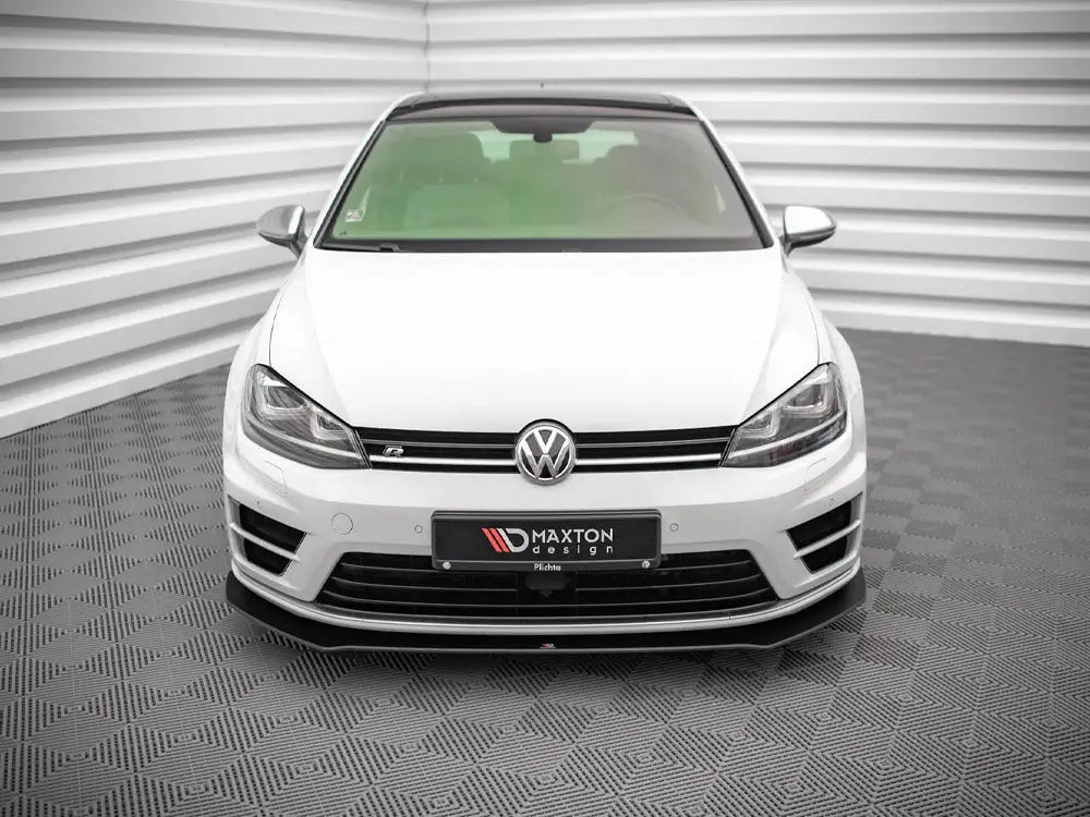 Maxton Design Street PRO Front Splitter V.1 Volkswagen Golf R MK7 13-16