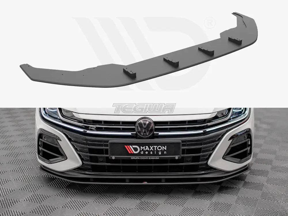 Maxton Design Street PRO Front Splitter Volkswagen Arteon R 2020-