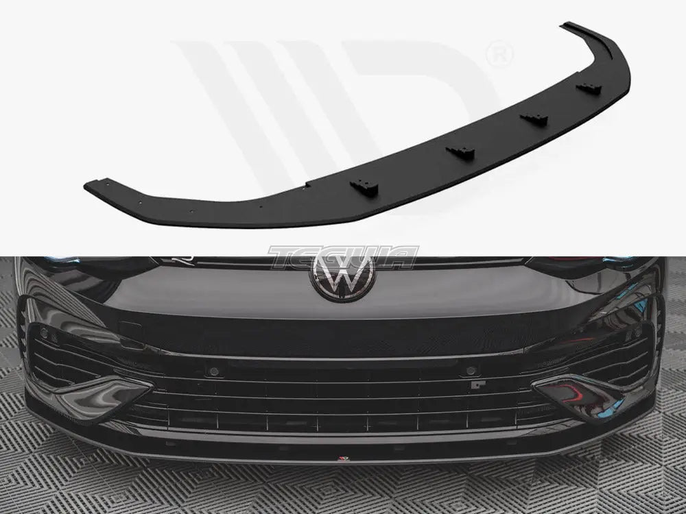 Maxton Design Street PRO Front Splitter Volkswagen Golf R MK8 20-