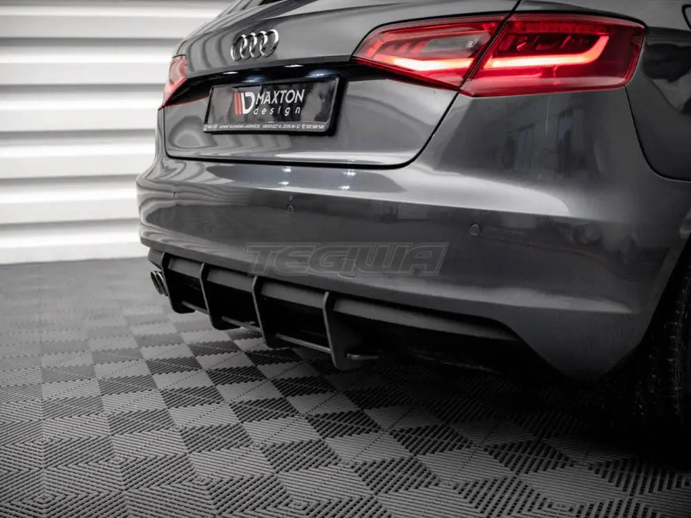 Maxton Design Street PRO Rear Diffuser Audi A3 Sportback 8V 13-16