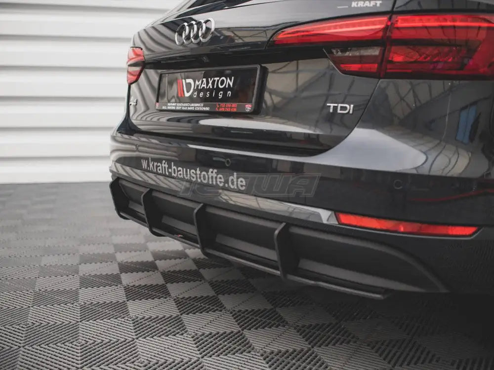 Maxton Design Street PRO Rear Diffuser Audi A4 Avant B9 15-19