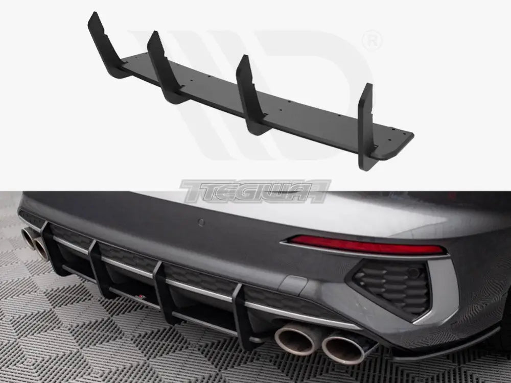 Maxton Design Street PRO Rear Diffuser Audi S3 Sedan 8Y 2020-