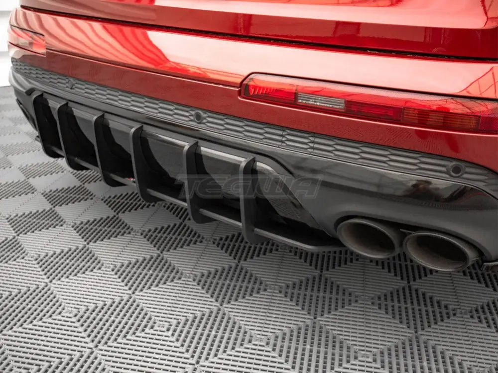 Maxton Design Street PRO Rear Diffuser Audi SQ7 Q7 S-line MK2 4M Facelift 2019-