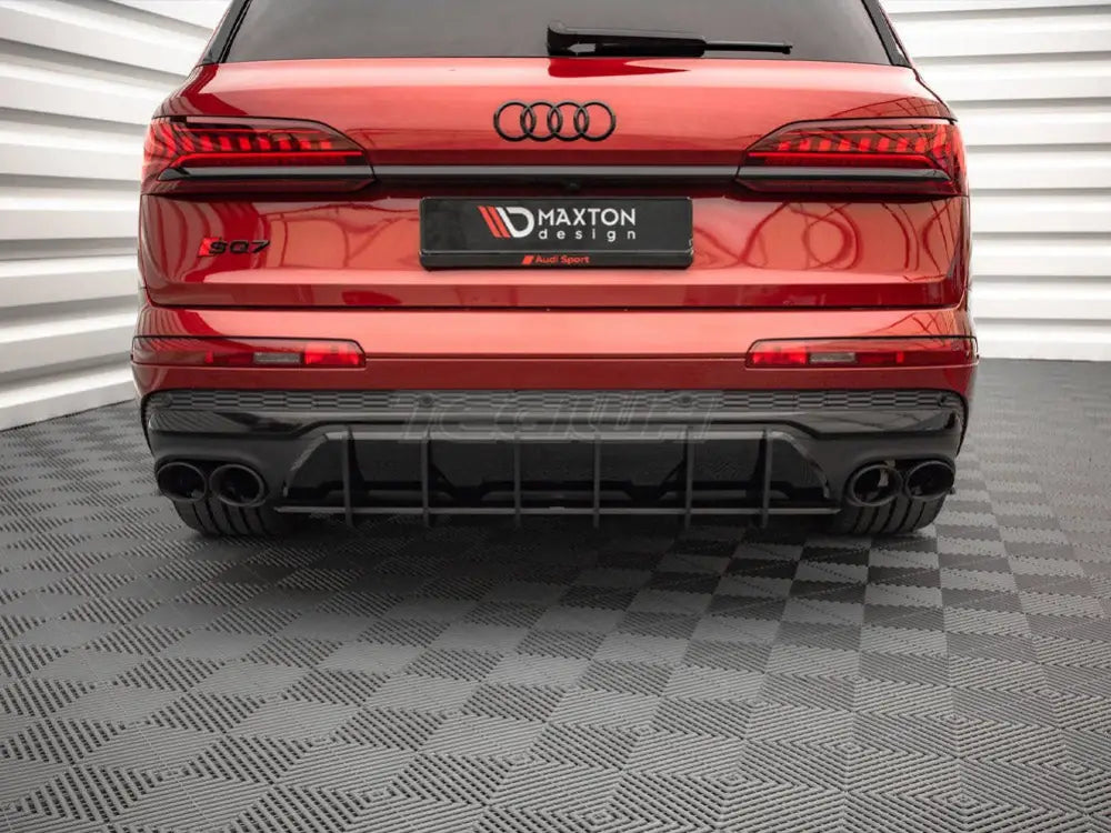 Maxton Design Street PRO Rear Diffuser Audi SQ7 Q7 S-line MK2 4M Facelift 2019-