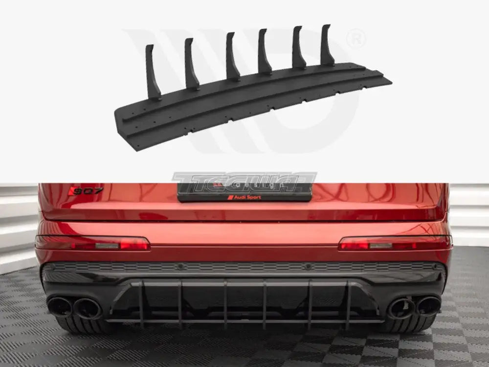 Maxton Design Street PRO Rear Diffuser Audi SQ7 Q7 S-line MK2 4M Facelift 2019-