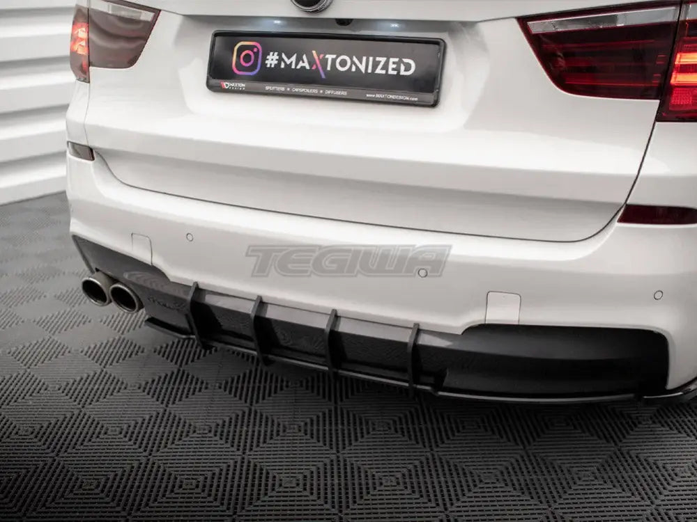 Maxton Design Street PRO Rear Diffuser BMW X3 M-Pack F25