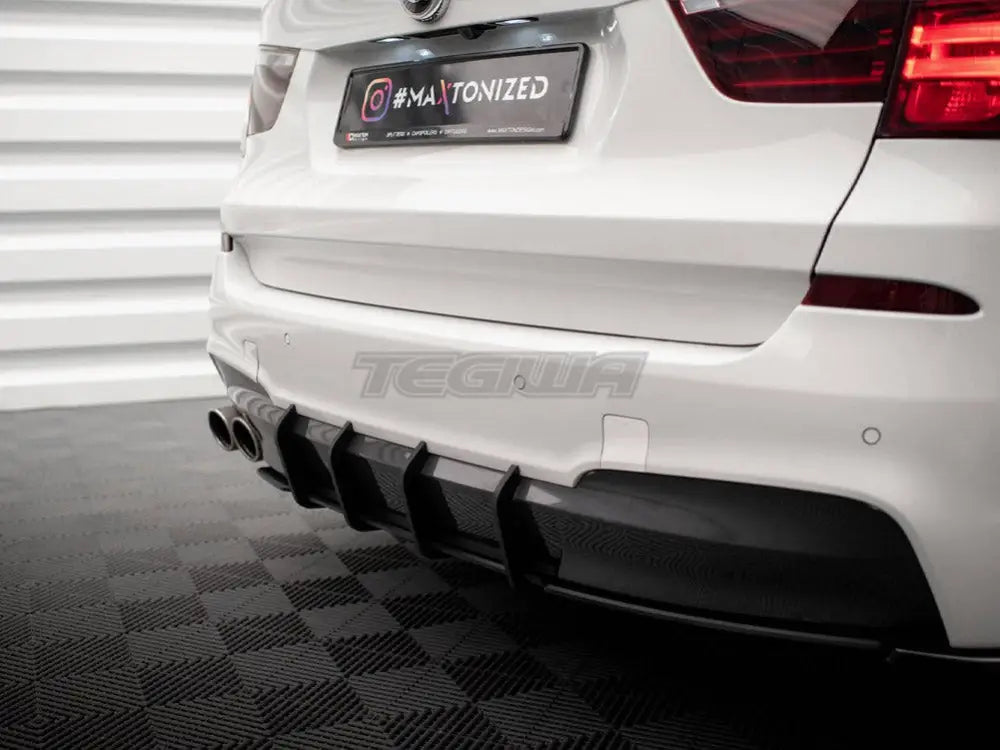 Maxton Design Street PRO Rear Diffuser BMW X3 M-Pack F25