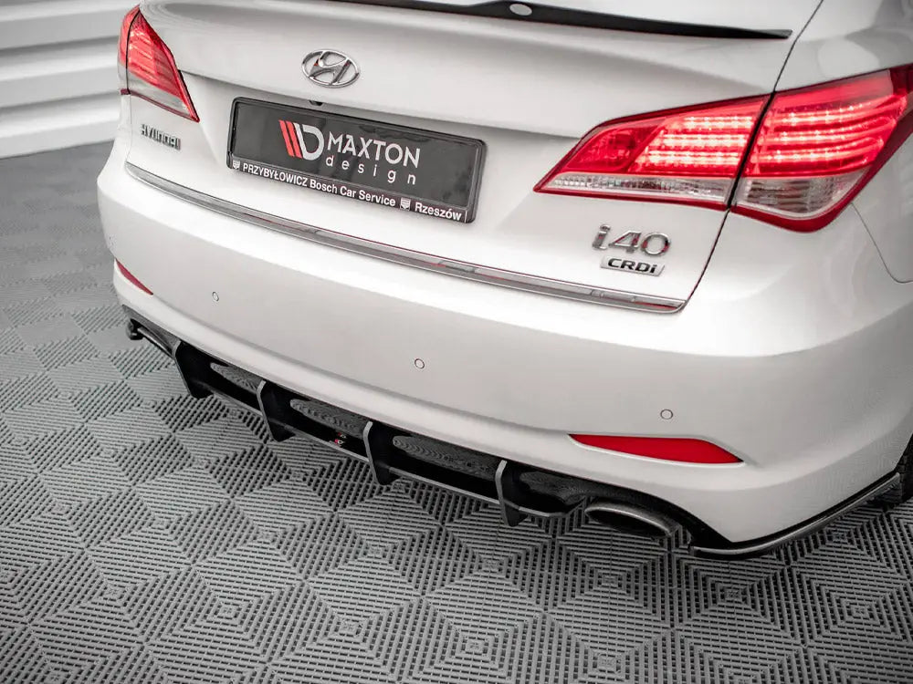 Maxton Design Street PRO Rear Diffuser Hyundai I40 MK1 11-14