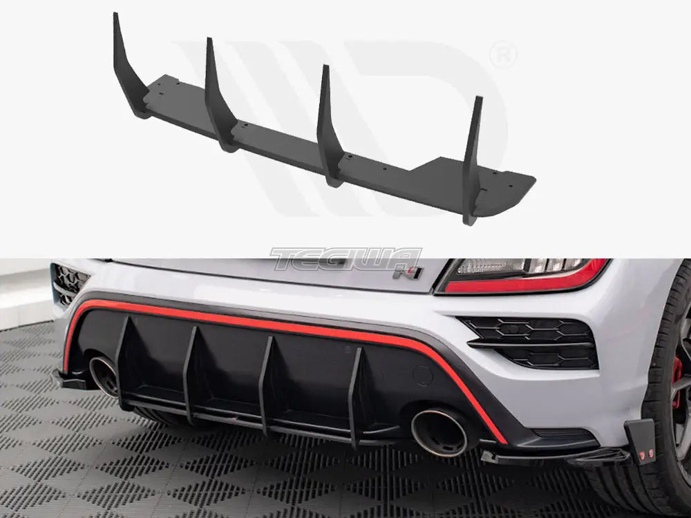 Maxton Design Street PRO Rear Diffuser Hyundai Kona N Mk1