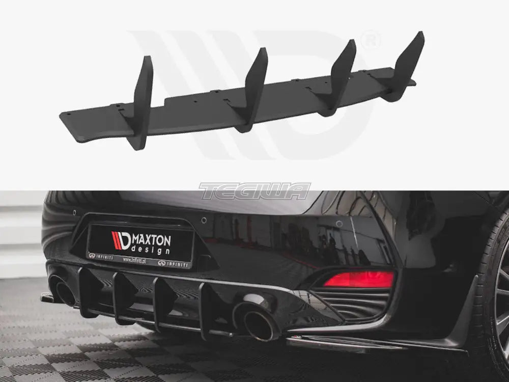 Maxton Design Street PRO Rear Diffuser Infiniti Q60 S MK2 2017-