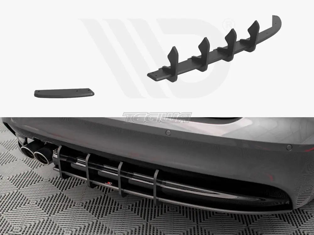 Maxton Design Street PRO Rear Diffuser Jaguar XF R-sport MK2 15-20