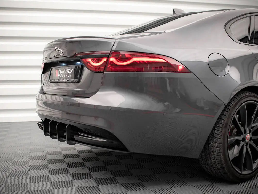 Maxton Design Street PRO Rear Diffuser Jaguar XF R-sport MK2 15-20