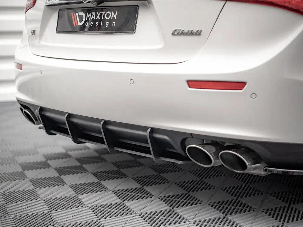 Maxton Design Street PRO Rear Diffuser Maserati Ghibli MK3 2013-