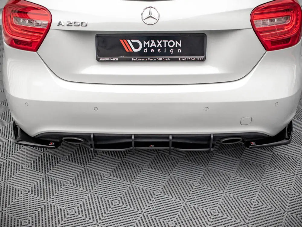 Maxton Design Street PRO Rear Diffuser Mercedes A W176 12-15