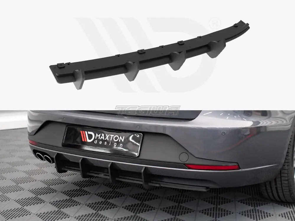 Maxton Design Street PRO Rear Diffuser Seat Leon FR Sportstourer MK3 12-16