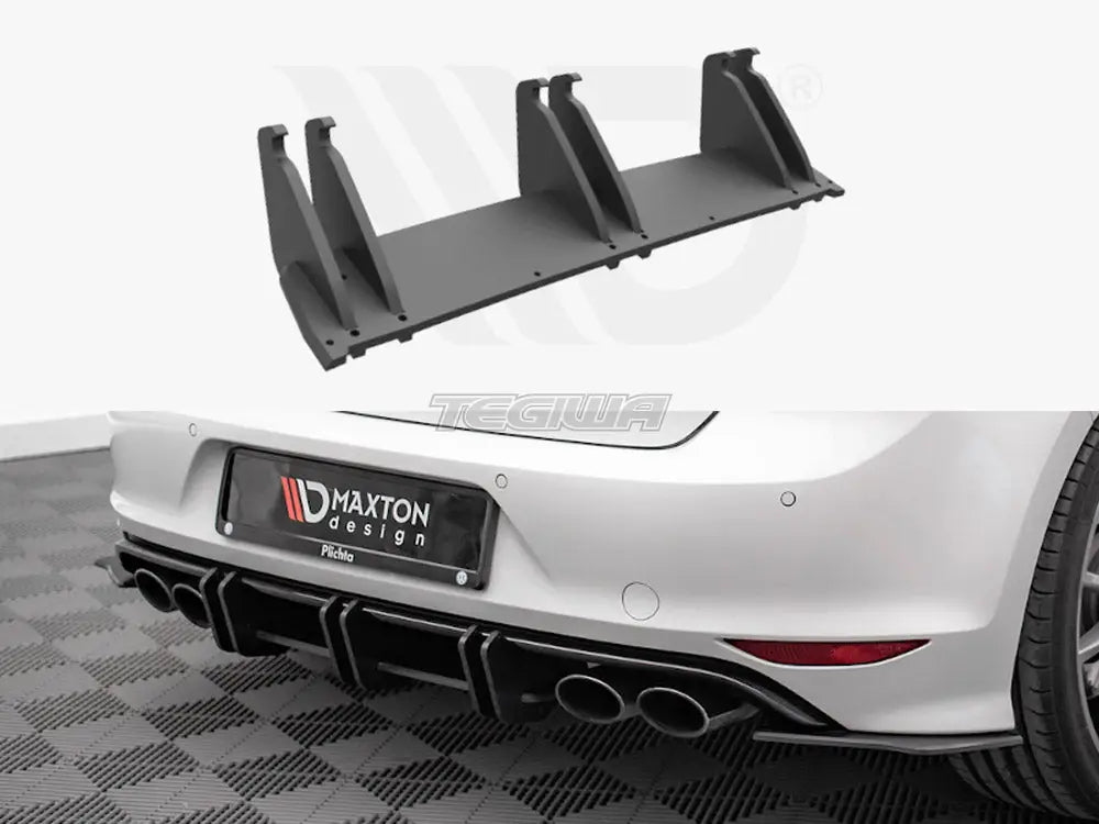 Maxton Design Street PRO Rear Diffuser Volkswagen Golf R MK7 13-16