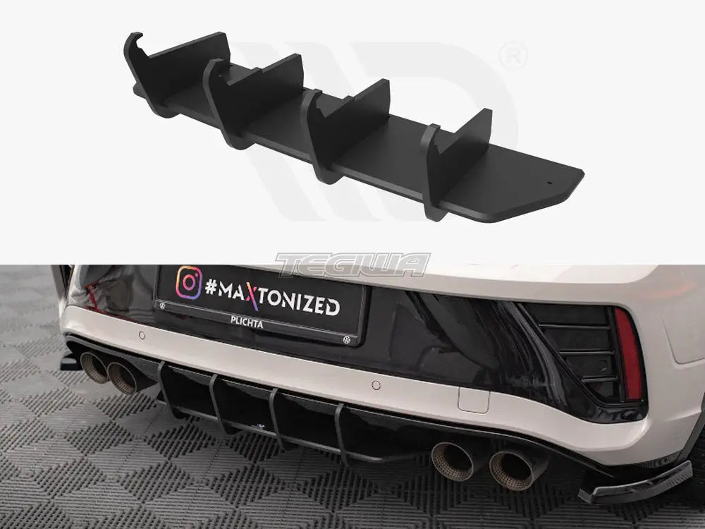 Maxton Design Street PRO Rear Diffuser Volkswagen T-Roc R Mk1 Facelift