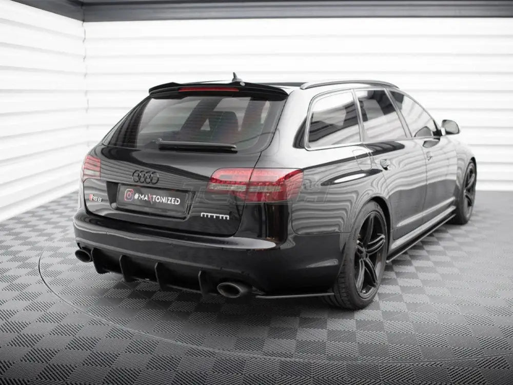 Maxton Design Street Pro Rear Side Splitters Audi RS6 Avant C6