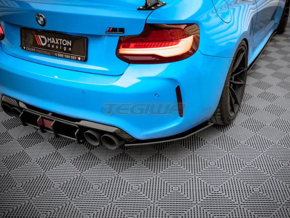 Maxton Design Street PRO Rear Side Splitters BMW M2 F87 16-20