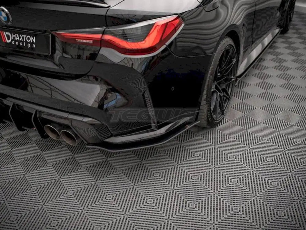 Maxton Design Street PRO Rear Side Splitters BMW M4 G82 2021-