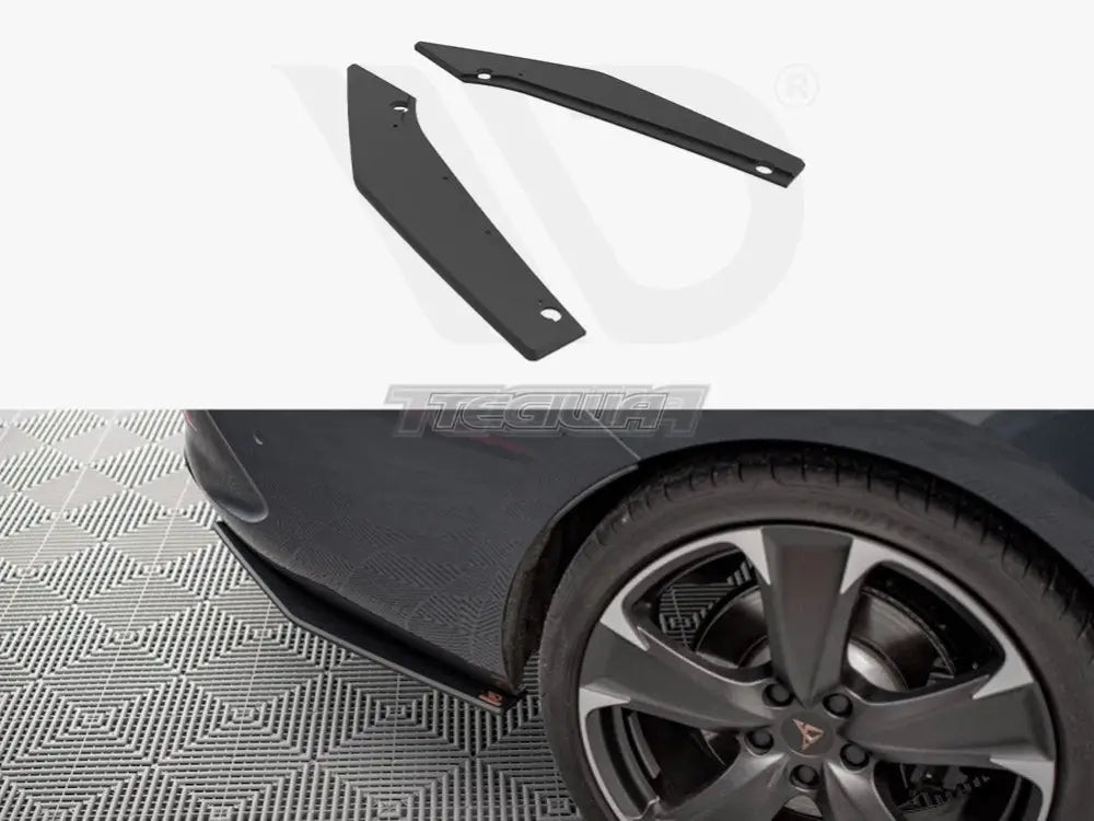 Maxton Design Street PRO Rear Side Splitters Cupra Leon ST 2020-