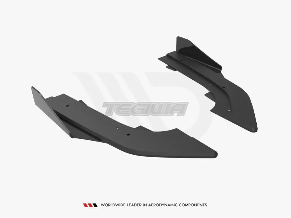 Maxton Design Street PRO Rear Side Splitters +flaps Audi RS3 Sedan 8Y 2020-