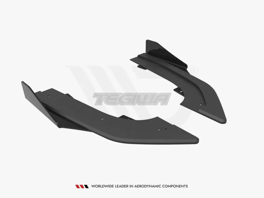 Maxton Design Street PRO Rear Side Splitters +flaps Audi RS3 Sportback 8Y 2020-