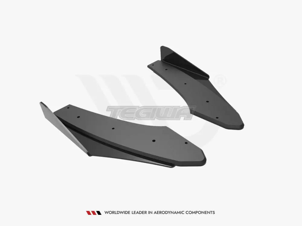 Maxton Design Street PRO Rear Side Splitters +flaps Audi S3 Sedan 8Y 2020-