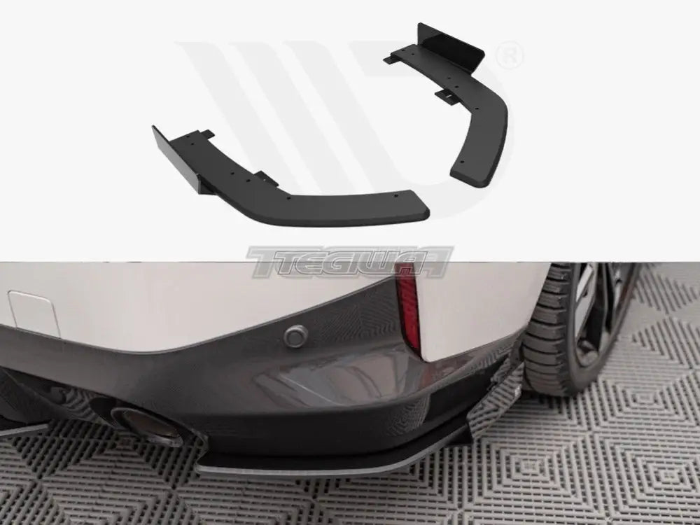 Maxton Design Street Pro Rear Side Splitters + Flaps BMW 2-Series Coupe M-Pack G42