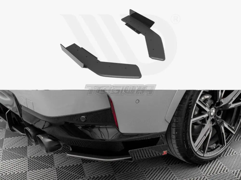 Maxton Design Street Pro Rear Side Splitters + Flaps BMW 2-Series Coupe M240i G42