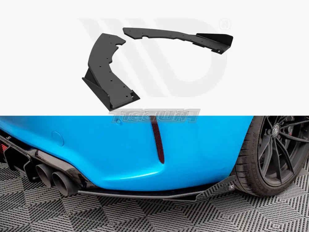 Maxton Design Street PRO Rear Side Splitters +flaps BMW M2 F87 16-20