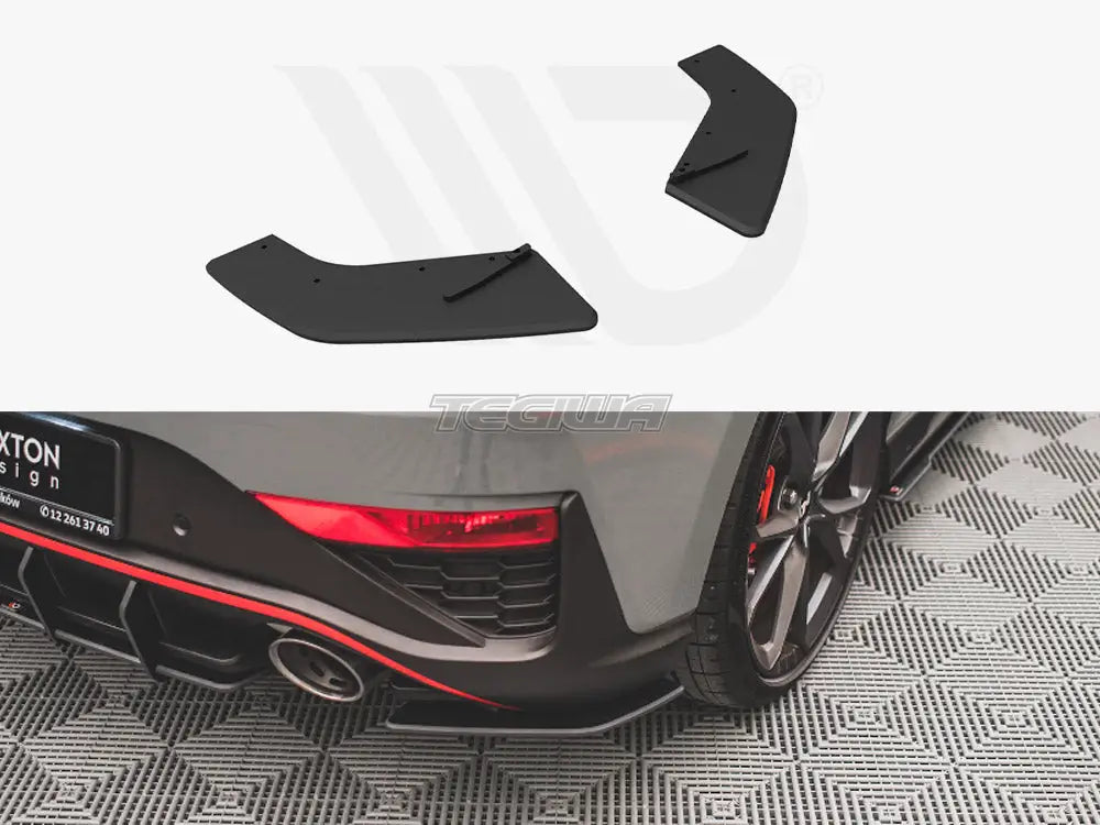 Maxton Design Street PRO Rear Side Splitters Hyundai I30 N Hatchback MK3 Facelift 2020-