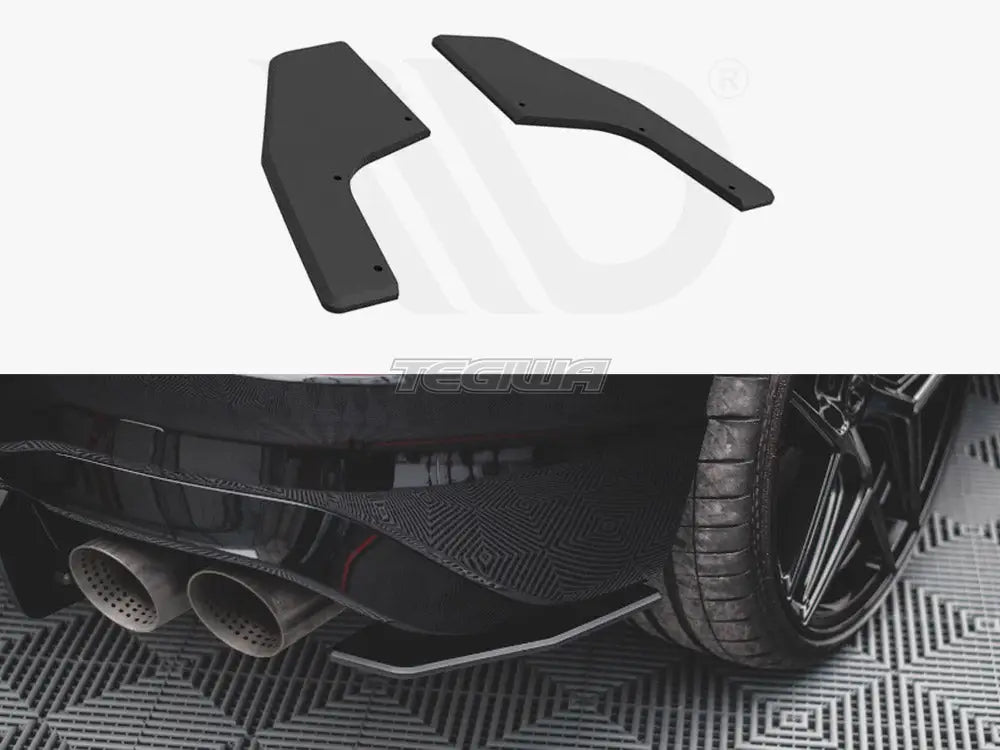 Maxton Design Street PRO Rear Side Splitters Volkswagen Golf R MK8 20-