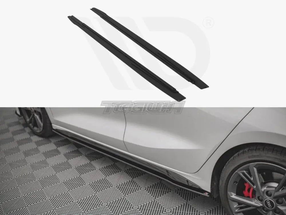 Maxton Design Street PRO Side Skirts Diffusers Audi S3 A3 S-line 8Y 2020-