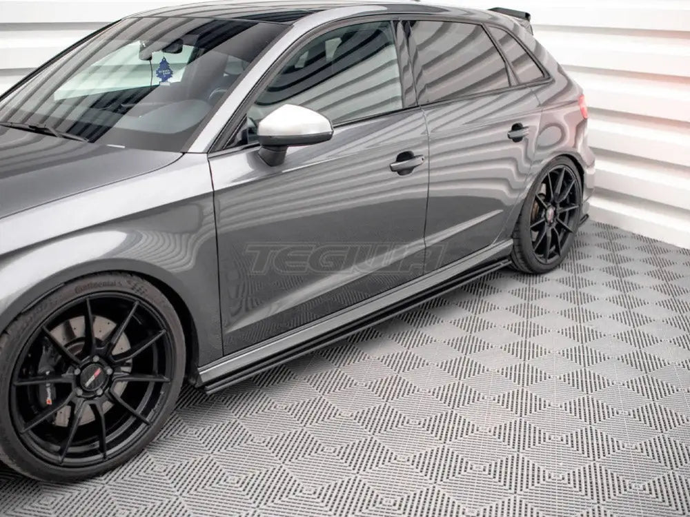 Maxton Design Street PRO Side Skirts Diffusers Audi S3 Sportback 8V Facelift