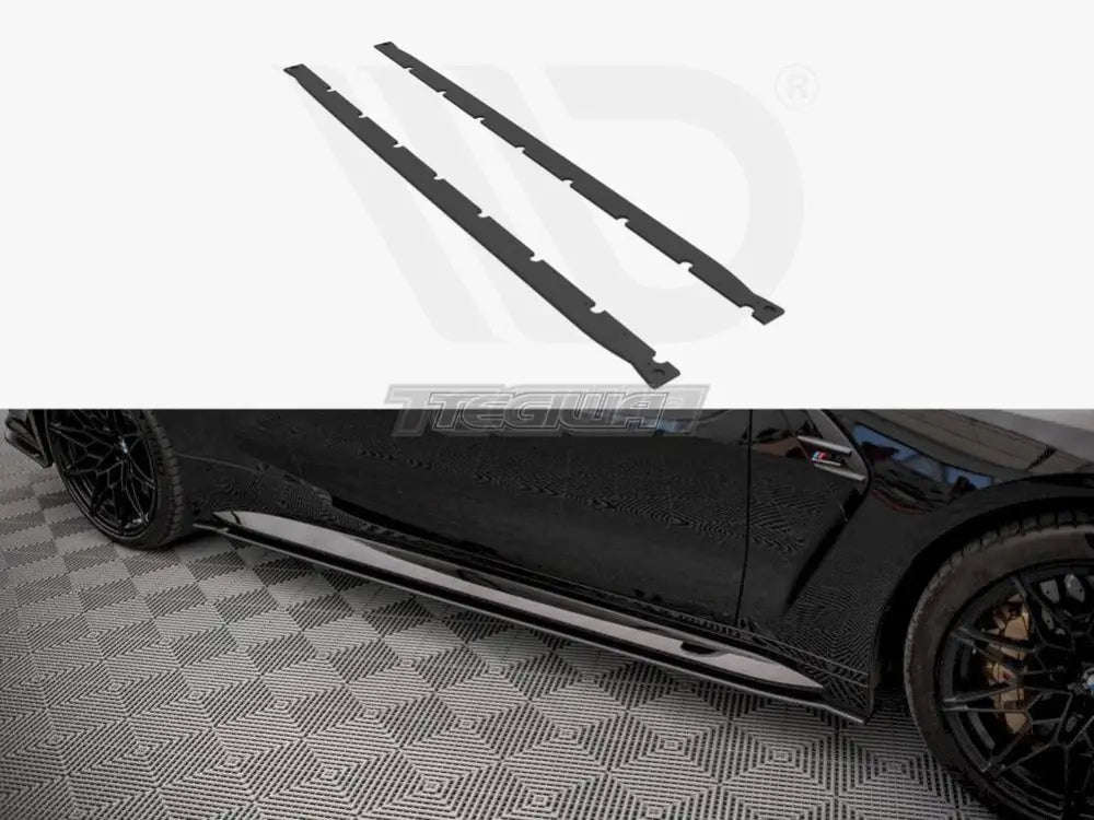 Maxton Design Street PRO Side Skirts Diffusers BMW M4 G82 2021-