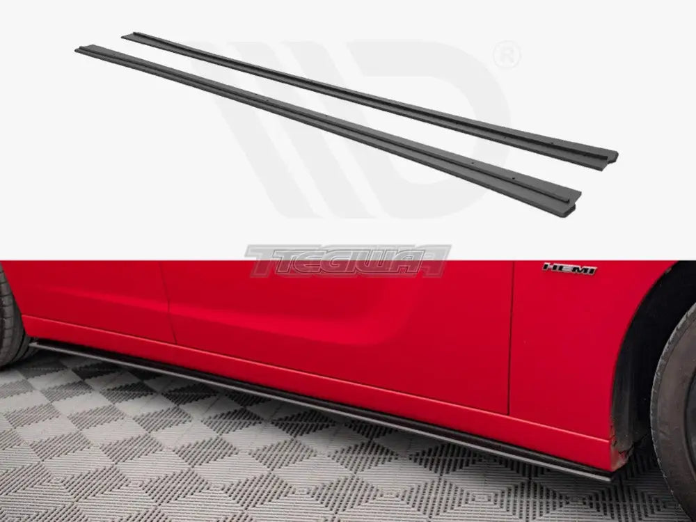 Maxton Design Street PRO Side Skirts Diffusers Dodge Charger RT MK7 Facelift 2014-