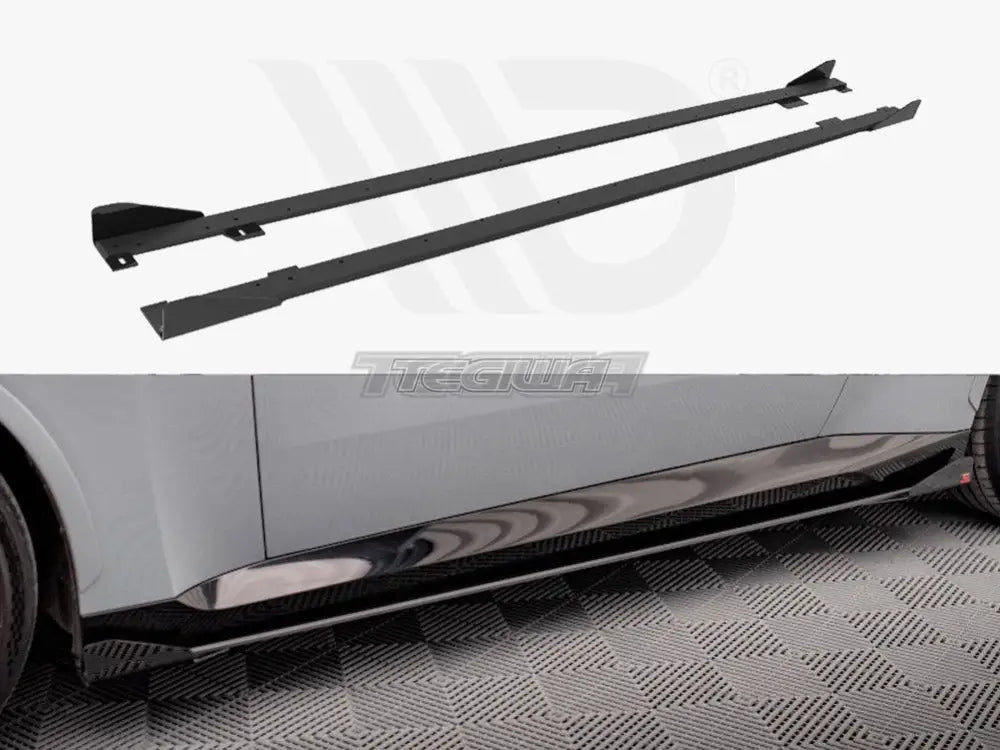 Maxton Design Street PRO Side Skirts Diffusers + Flaps BMW 2-Series Coupe M-Pack M240i G42