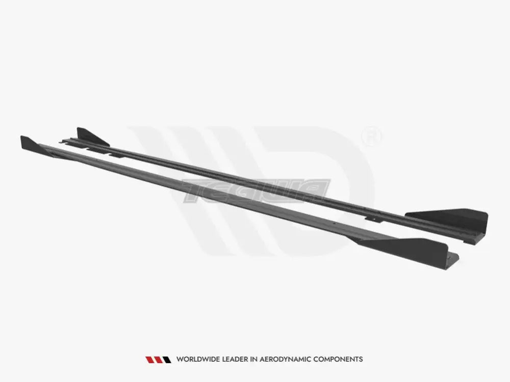 Maxton Design Street PRO Side Skirts Diffusers +flaps BMW M2 F87 16-20