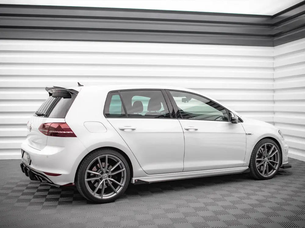 Maxton Design Street PRO Side Skirts Diffusers +flaps Volkswagen Golf R MK7 13-16