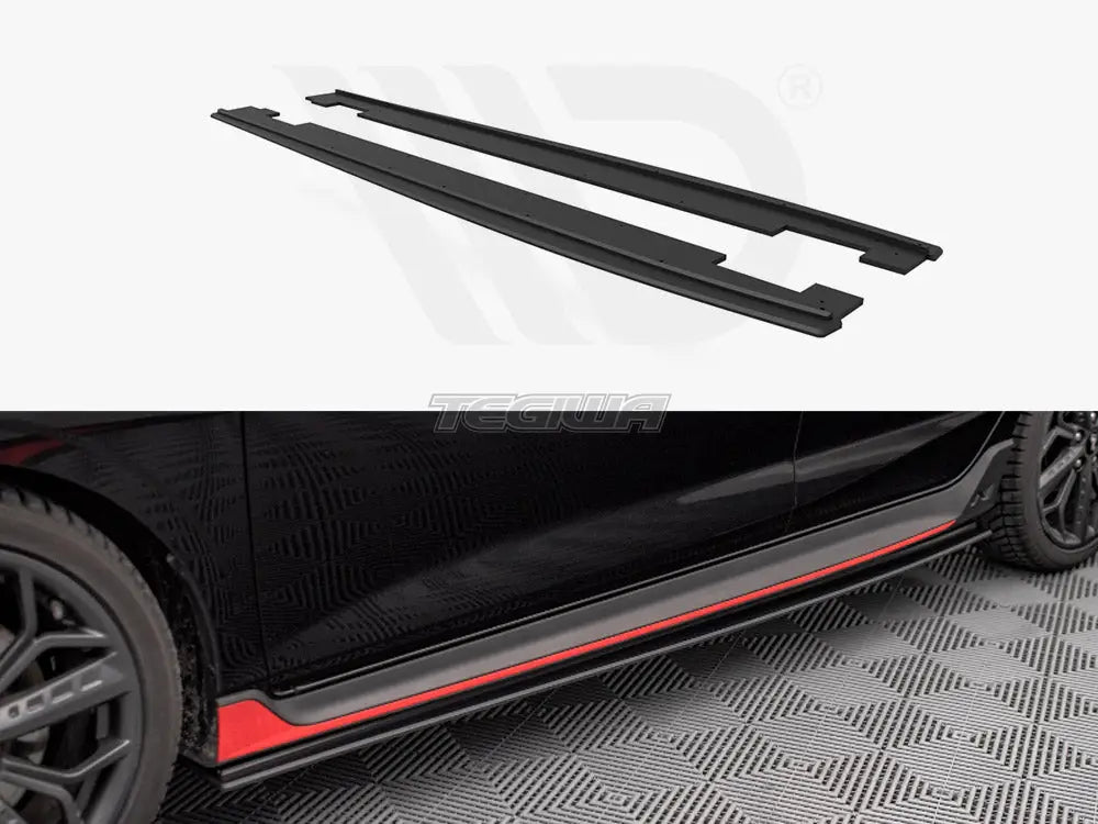 Maxton Design Street PRO Side Skirts Diffusers Hyundai I20 N MK3 2020-